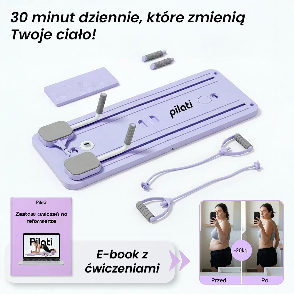 Reformer PILATI + e-book z ćwiczeniami gratis!
