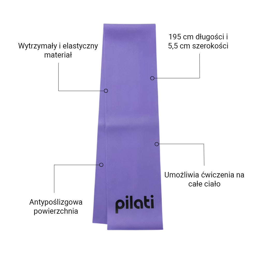 Gumy oporowe do ćwiczeń PILATI